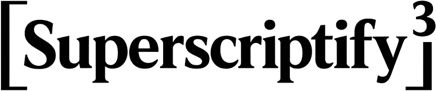 Superscriptify logo (light mode)